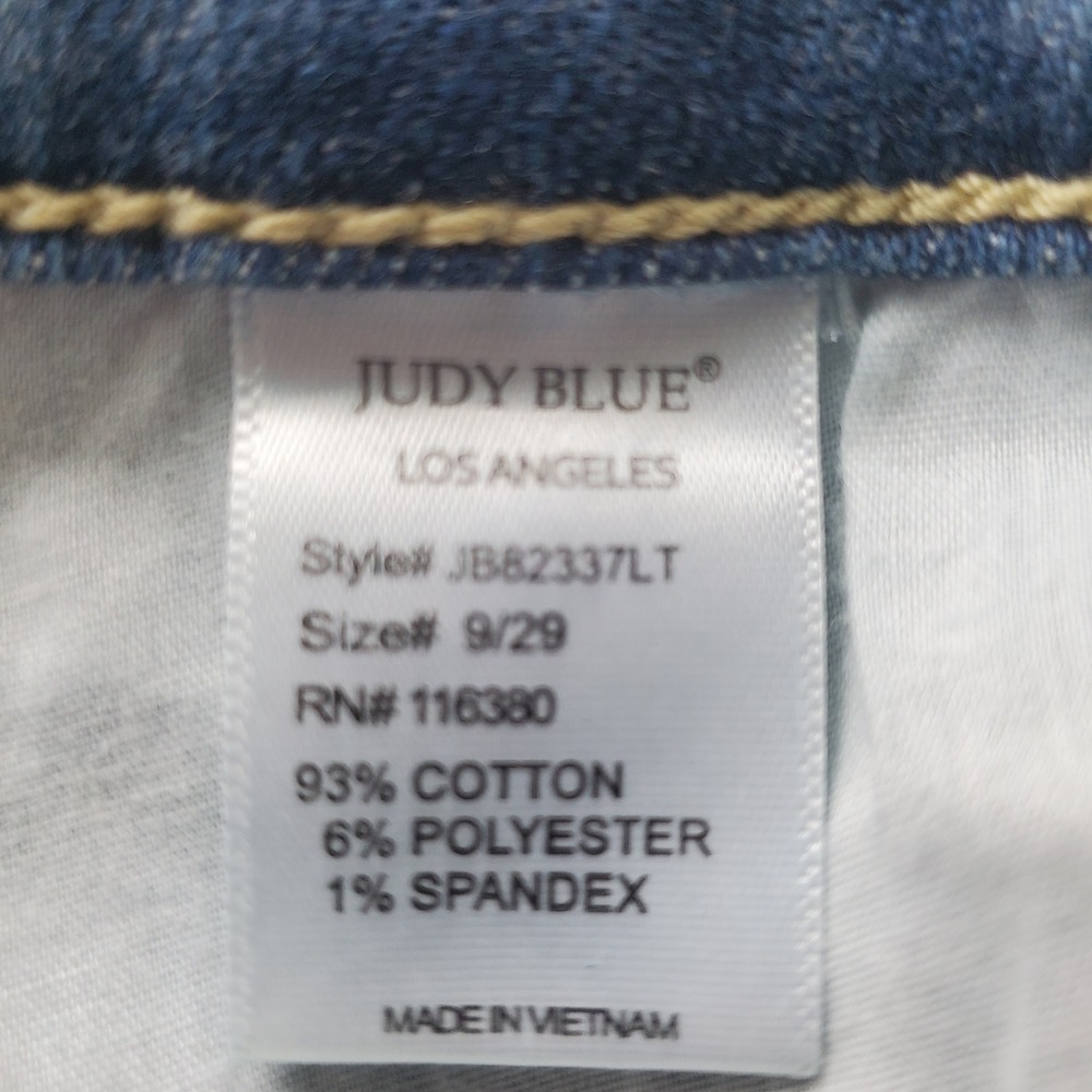 Judy Blue Boot Cut Jeans Stretch Denim Light Wash JB82337LT Womens Size 9/29 - Picture 3 of 14